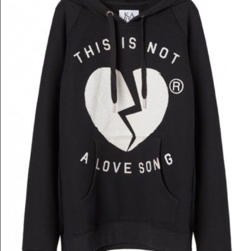Zoe karssen this is not a love song hoodie